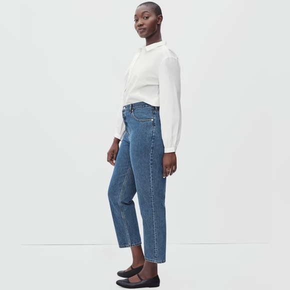 EVERLANE The Curvy 90s Cheeky Straight Organic Cotton 32 - Picture 8 of 9